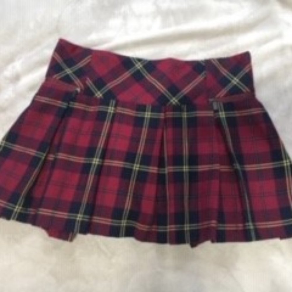 Girl's Justice Plaid Skort